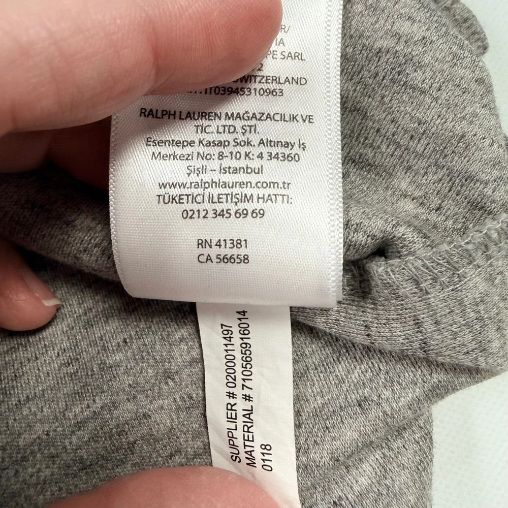 Polo Ralph Lauren Polo Shirt Mens XL Grey NWOT Short Sleeve Cotton‎ JerseY